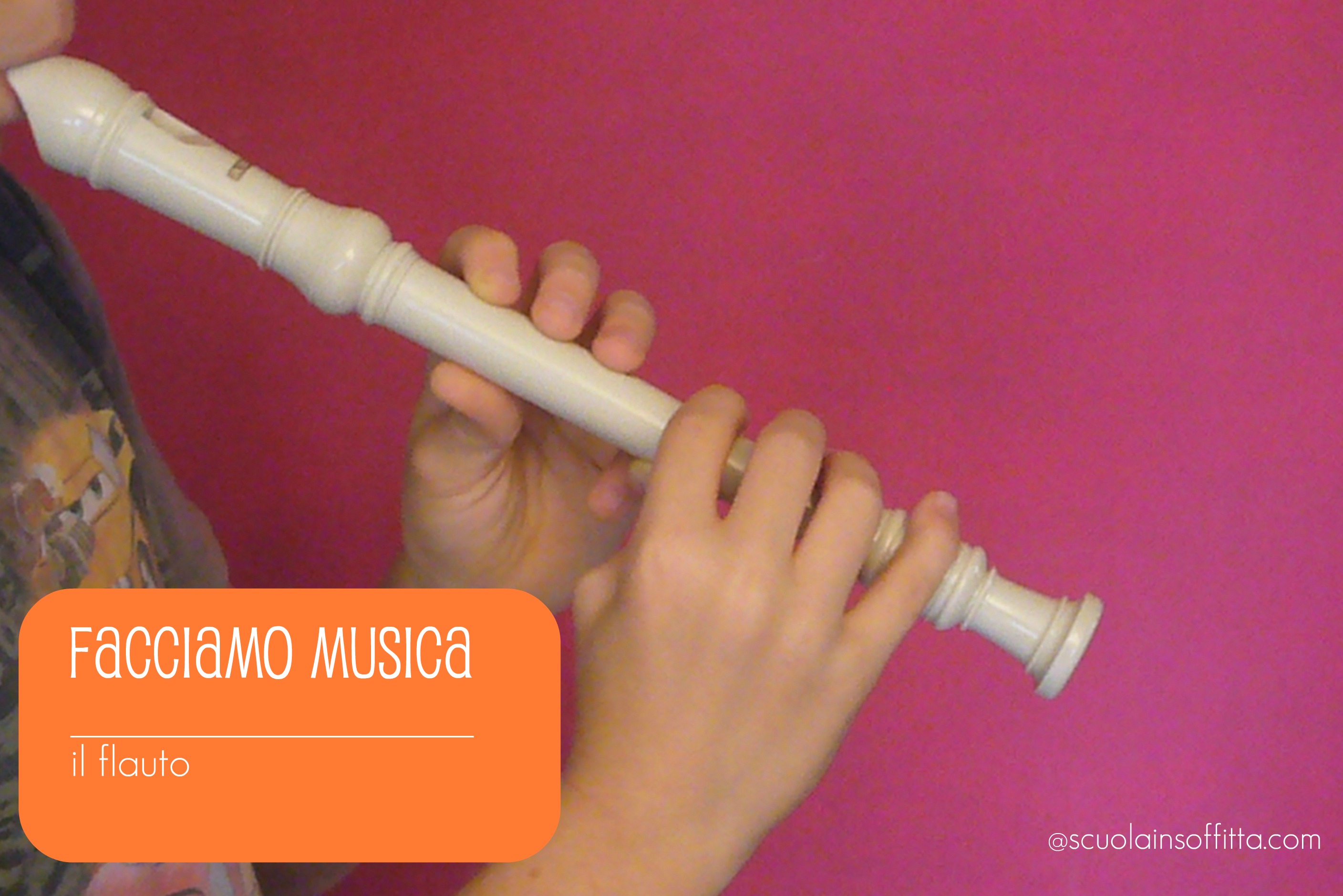 Facciamo musica! il flauto dolce - Scuolainsoffitta