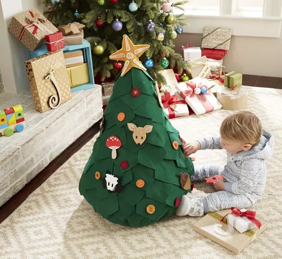 Regali Di Natale In Feltro Fai Da Te.Albero Di Natale Montessori Idee Per Farlo Scuolainsoffitta