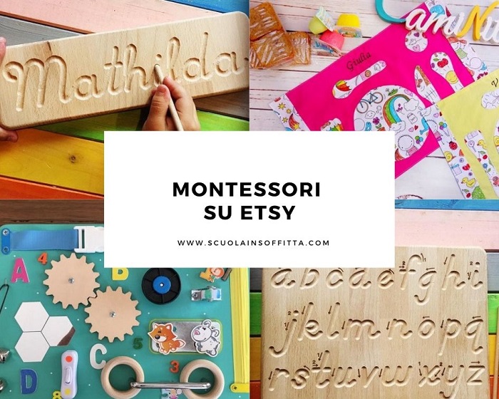 Materiali Montessori su Etsy
