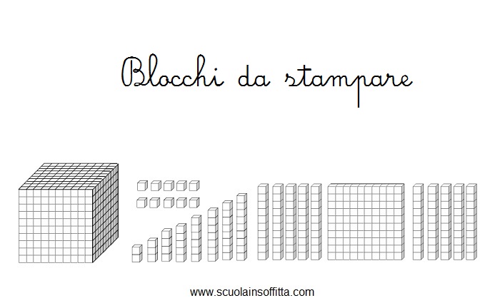 blocchi multibase da stampare