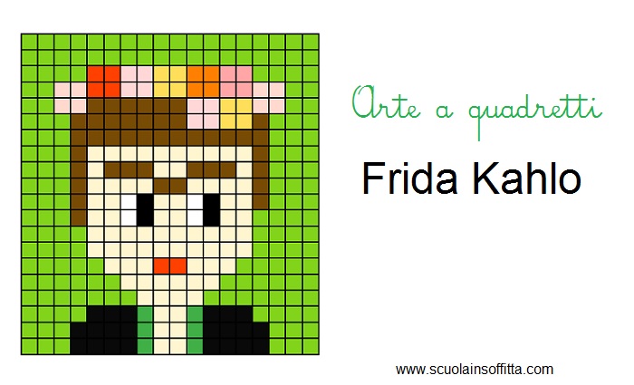 Pixel Art: Frida Kahlo