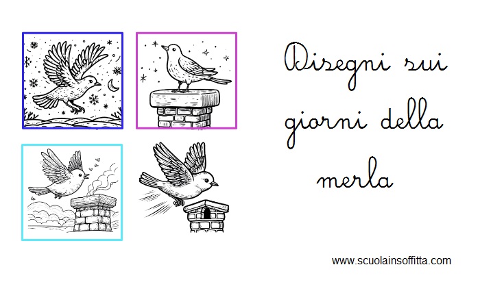 Disegni da colorare per i Giorni della Merla